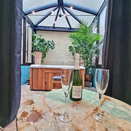 Chambre Gaia Avec Jacuzzi Privatif A La Belle Endormie & Spa Guest House Frühstückspension Bordeaux